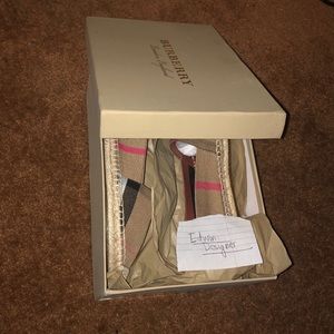 Burberry Canvas Espadrilles women size 9
